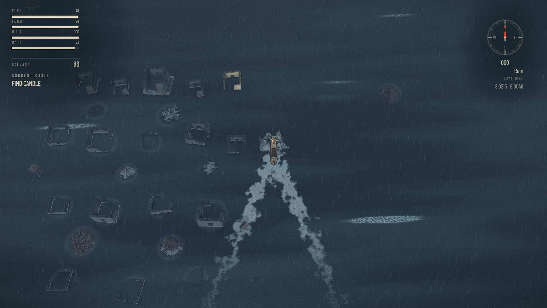 Utsuro screenshot, the fight below the surface